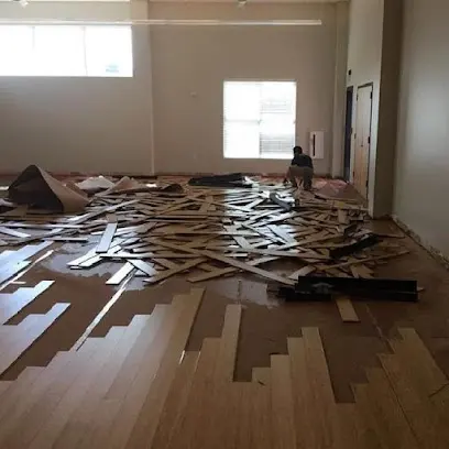 A slab leak lifting flooring in an Arlington, TX home